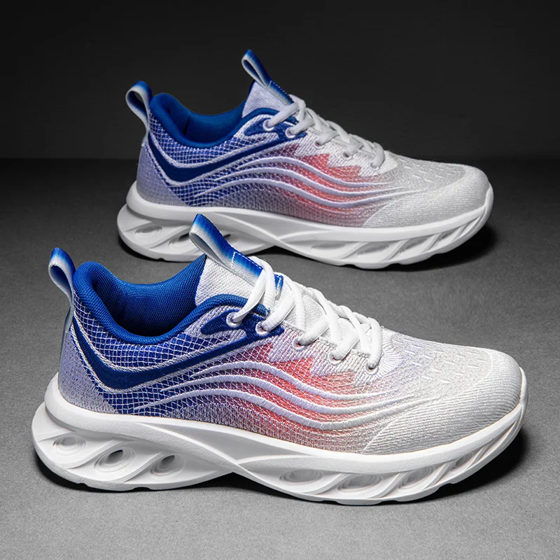 Brand Men Shoes Lace Up Mesh Men's Running Shoes Breathable Lightweight Casual Shoes Big Size Man Tenis Shoe Zapatillas Hombre