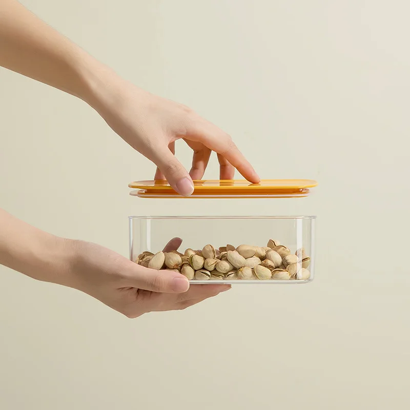 

Герметичная кухонная банка с крышкой, коробка для хранения свежести, пластиковая коробка, контейнер для хранения зерен, емкость для хранения