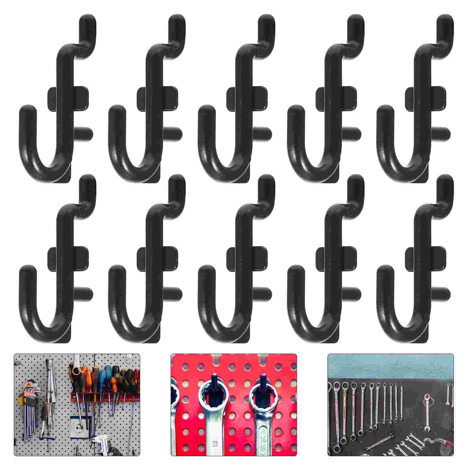 

100 PCS Shelf Hook Pegboard Hook Shelving Hook J Shape Garage Store Hook