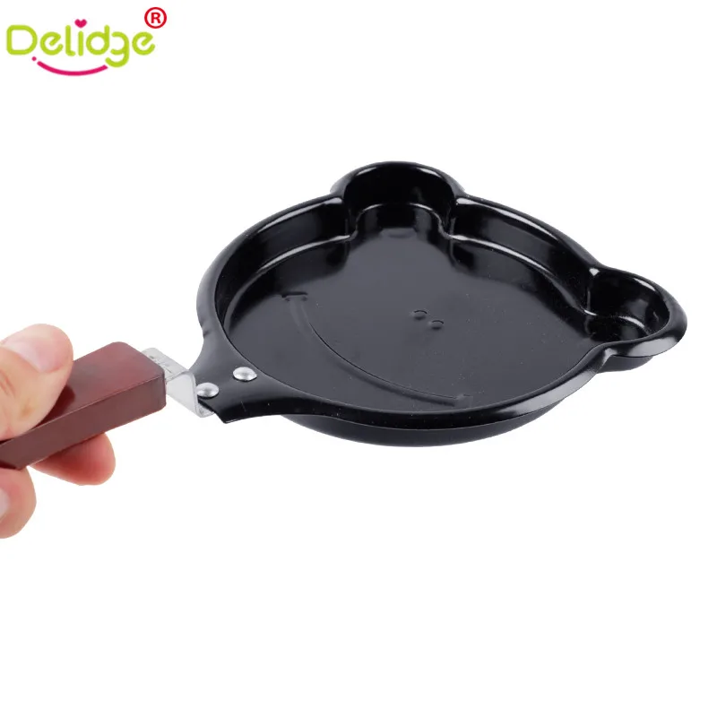 Delidge 1 шт. Мини-Сковорода для жарки яиц чугунная форма яичный блин цветок медведь