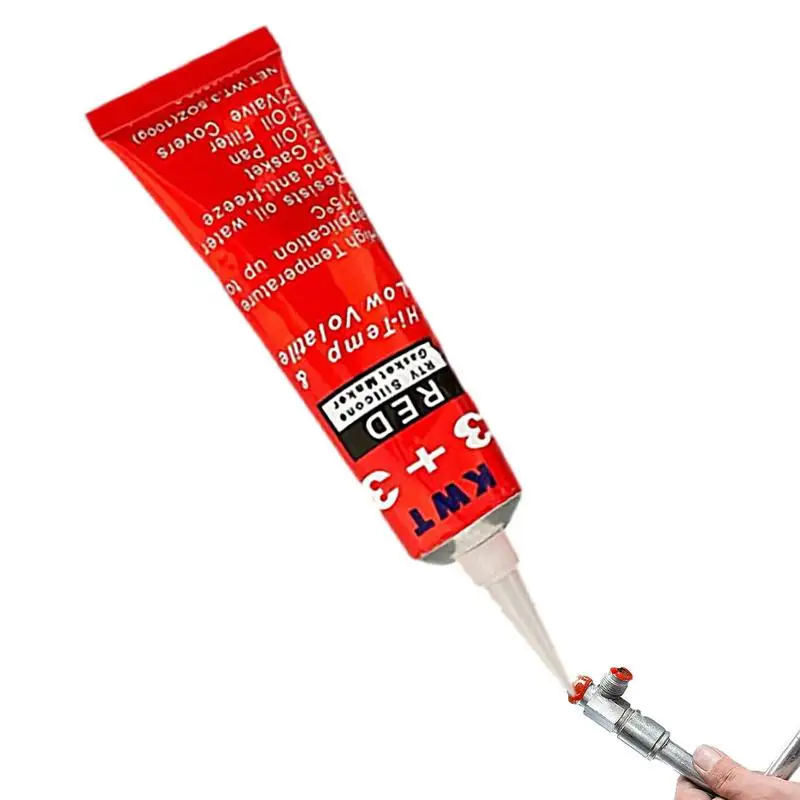

Gasket Sealer High Temp Red Silicone Rubber Adhesive Engine Sealant 100g Multipurpose Silicone Engine Sealant For Metal Glass