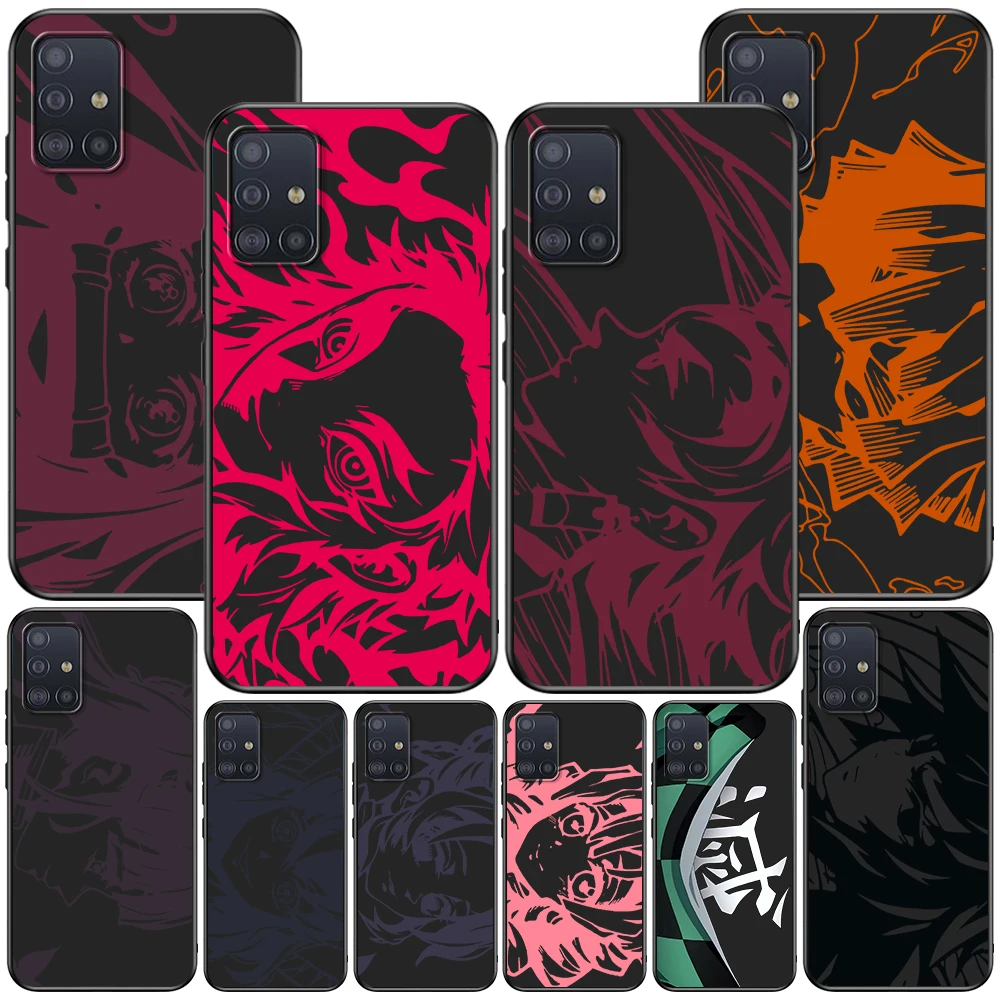 

Demon Slayer Case for Samsung Galaxy A52 A12 A53 A51 A32 A21s A22 A31 A72 A02s A13 5G A11 A41 A03s Silicone Phone Cover Coque