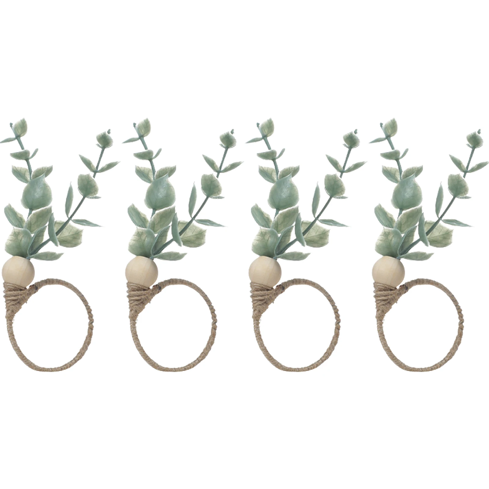 

Green Leaf Napkin Ring 4pcs Eucalyptus Serviette Rings Napkin Holder Rustic Serviette Holder Napkin Ring Dinner Table Decoration