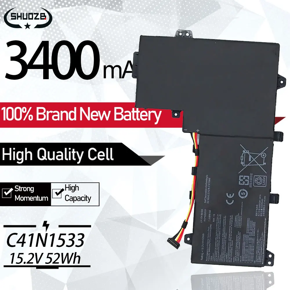 New C41N1533 Battery For ASUS ZenBook Flip UX560UQ UX560UX Q526U Q524U Q534U Q534UX UX560UQ UX560UX UX560UX-FZ025T Q524UQ Q526U