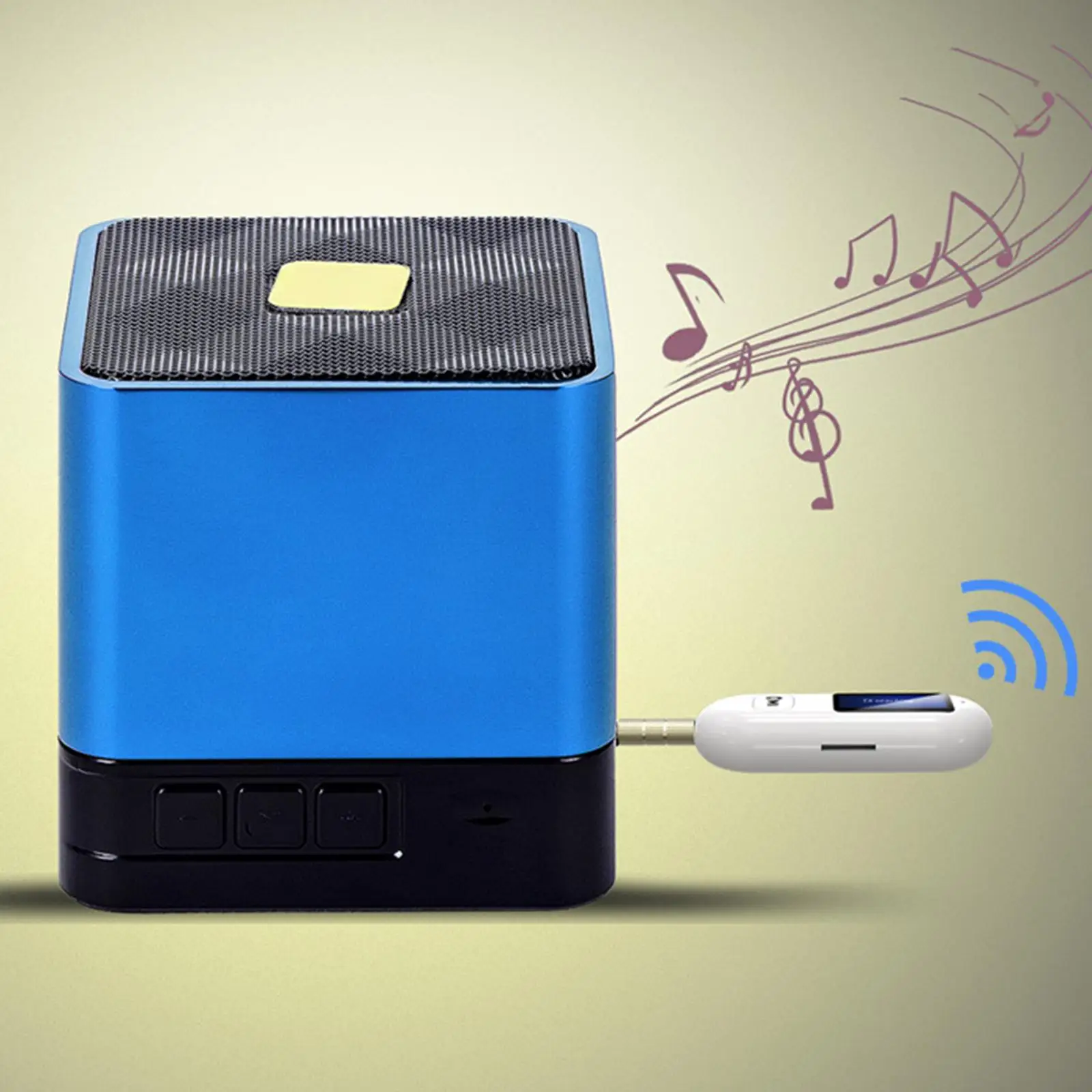 

Bluetooth Audio Receiver Transmitter with 3.5mm AUX Port Rechargeable Compact for TV Earphone Speaker Home Stereo Headset