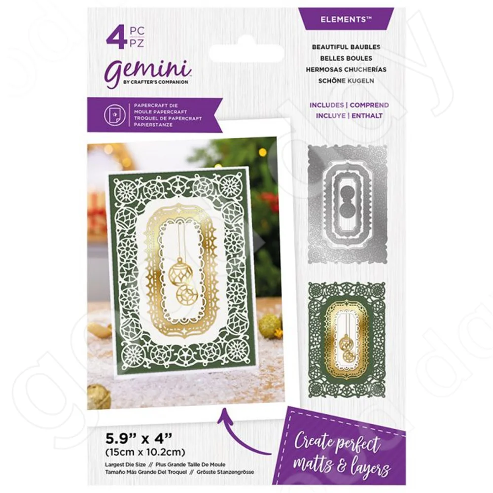 

Arrival Beautiful Baubles Metal Cutting Dies Scrapbook Diary Decoration Embossing Template Diy Greeting Card Handmade 2022 New
