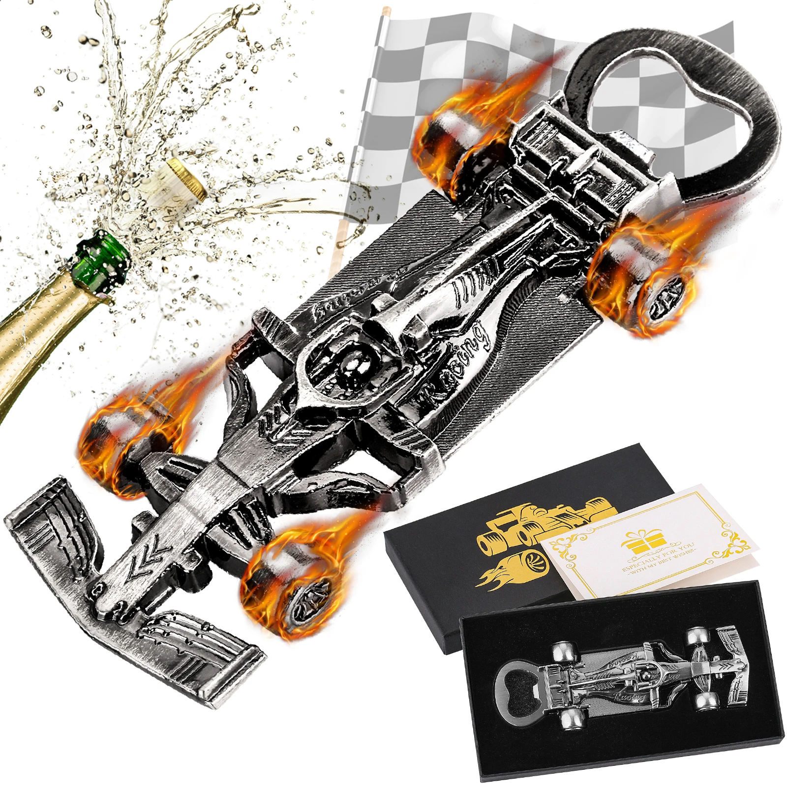 For Men Racing Motorcycle Model Glass Beer Bottle Opener Party Bar Wedding Tool