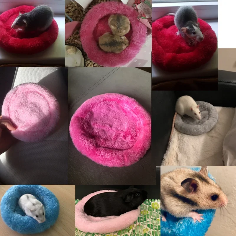 Симпатичный Хомяк бархатная теплая подстилка для домашних животных Арктическая