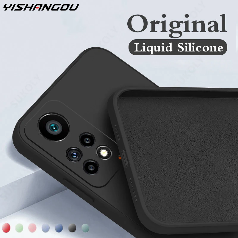 Liquid Silicone Case For Xiaomi 11T Mi 9T 11 Lite Poco X3 NFC M3 Soft Cover For Xiaomi Redmi Note 9s 9 8 10 11 Pro 7 10T 11s 11E