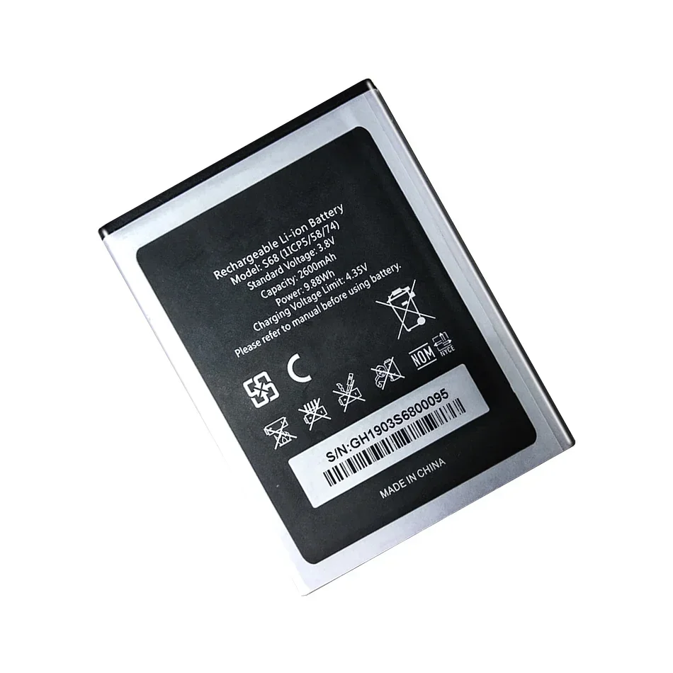 Высококачественная батарея 2600 мАч C 16 C16 Pro для смартфона OUKITEL S68/C16 C16pro Batteria