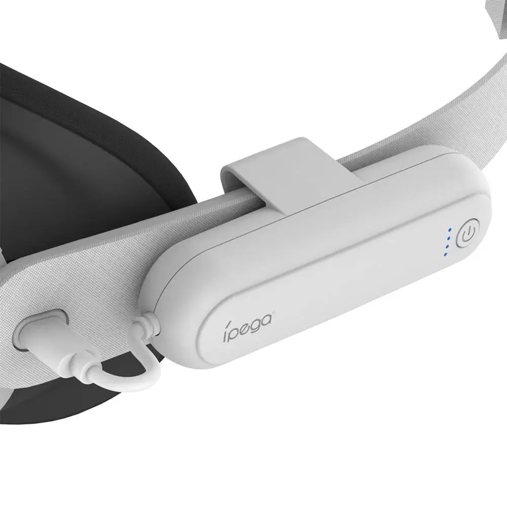 20000 МВтч Power Bank большой емкости для Meta Quest 3S/Quest 2 VR аккумулятор очков с 4 синими