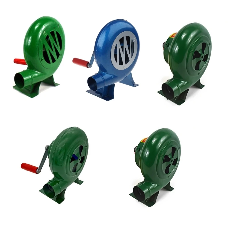 Ручной вентилятор стартер воздуходувка гриль для барбекю огонь изогнутый