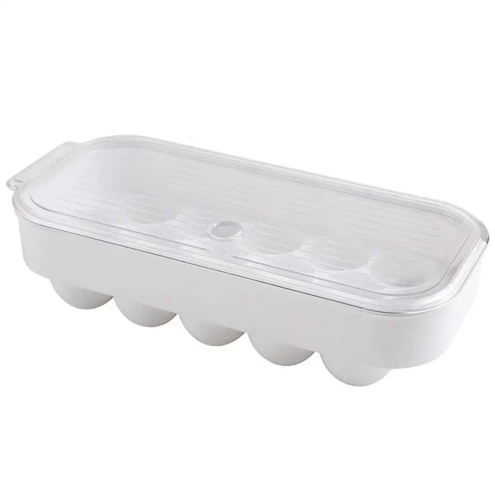 

Kitchen Egg Storage Box Egg Tray containers Home Refrigerator 16 Grids Eggs holder rack Dispenser Airtight Fresh organizer NEW