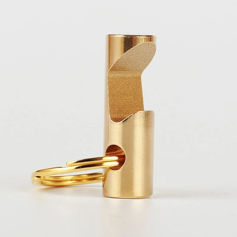 Латунная открывалка для пива классический прочный карманный брелок ключей