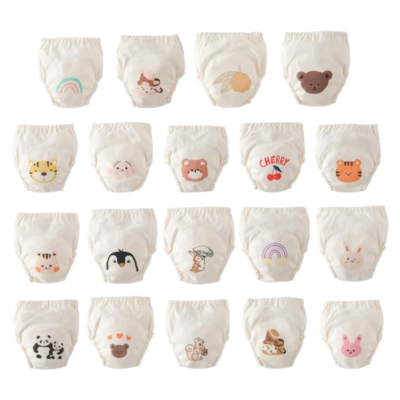 

Infant Diaper Shorts Print Diaper Baby Potty Training Nappy Skin-friendly Pants