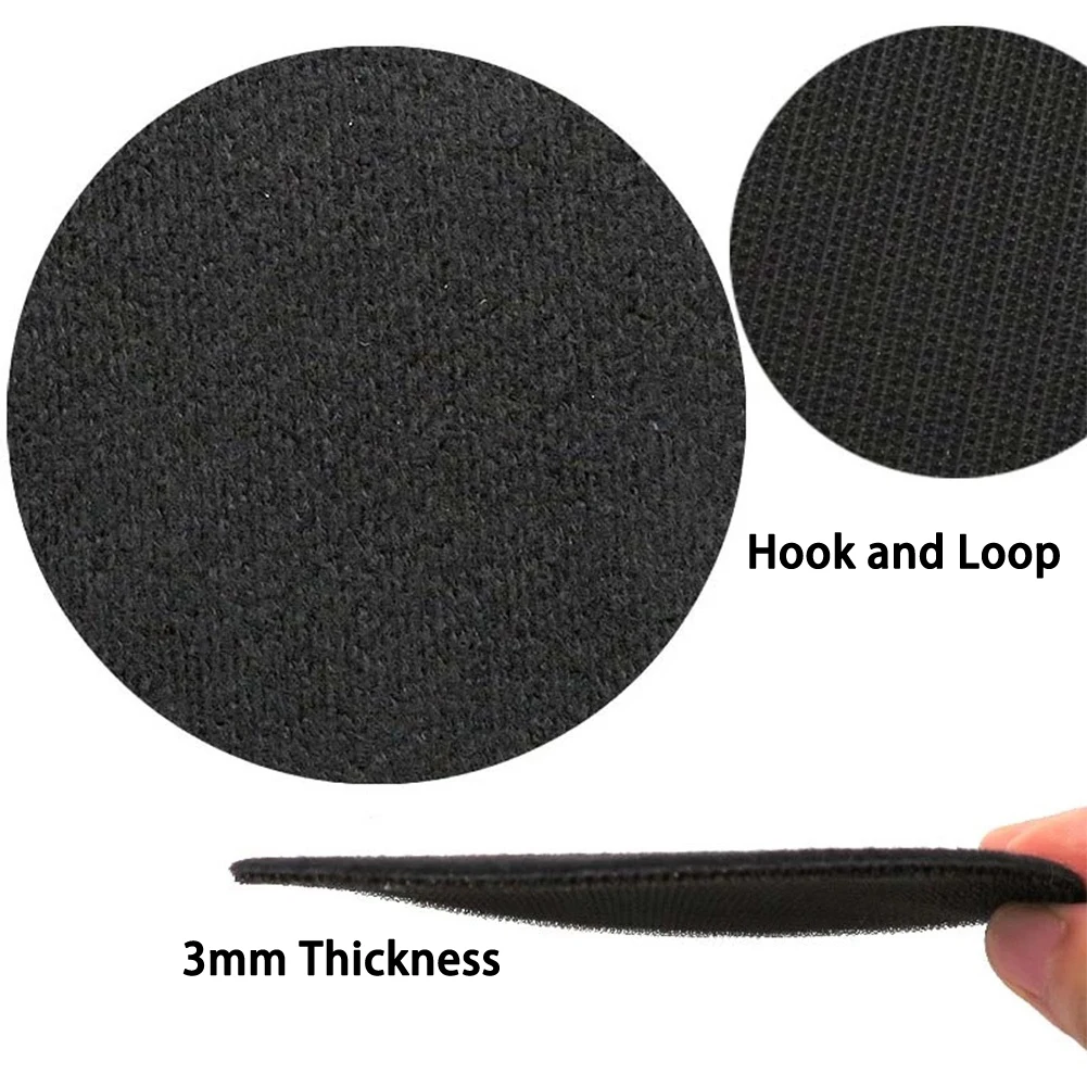 

5Inch 125mm Interface Pad Protection Backing Pad Hook And Loop Fit For Sanders Self-adhesive Flocking Sandpaper Polishing Disc