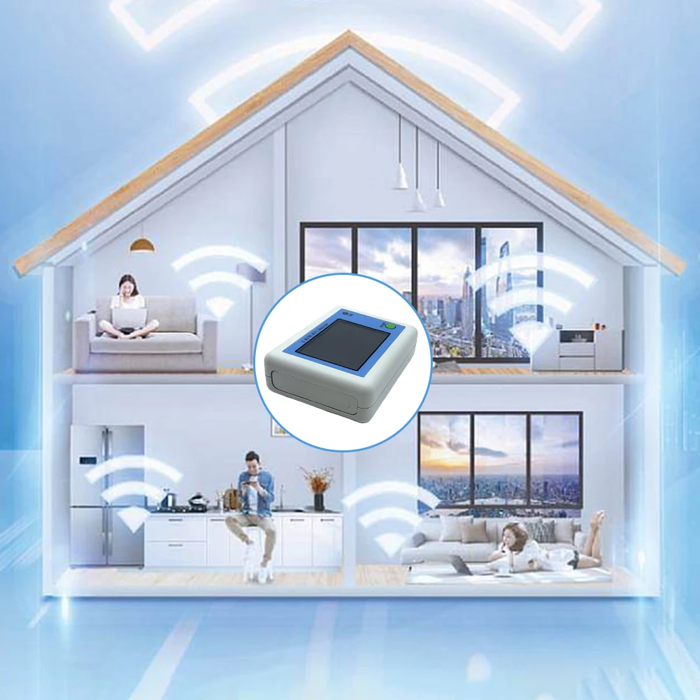 

Dual Band 2.4G/5G WIFI Signal Scanner TYPE-C Charging Signal Usage Analyzer 2.4inch TFT Display Screen Wireless Network Scanner