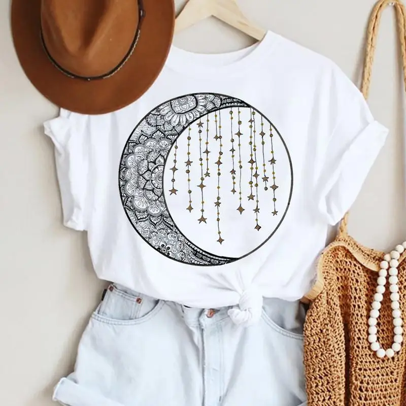 

T-shirts Print Trend Women 90s New Cartoon Casual Fashion Graphic Short Sleeve Lovely Vintage Tshirt Top Lady Travel Tee