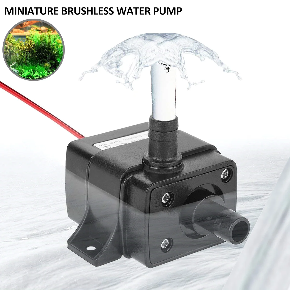 

New Submersible Brushless DC Water Pump Mini Submersible Water Pump 12V Electric Submersible Fountain Pump IP68 Waterproof Quiet