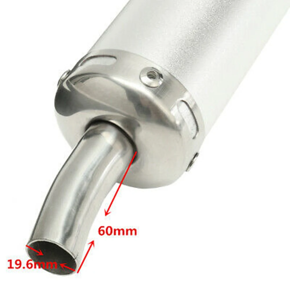 

Damper Pipe Exhaust Muffler 656040 Motorcycle Scooter Replacement Part