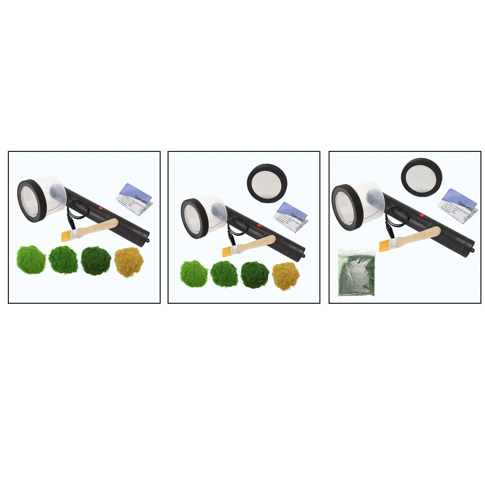

Portable Static Grass Flocking Applicator Machine Electrostatic Flocking Kit