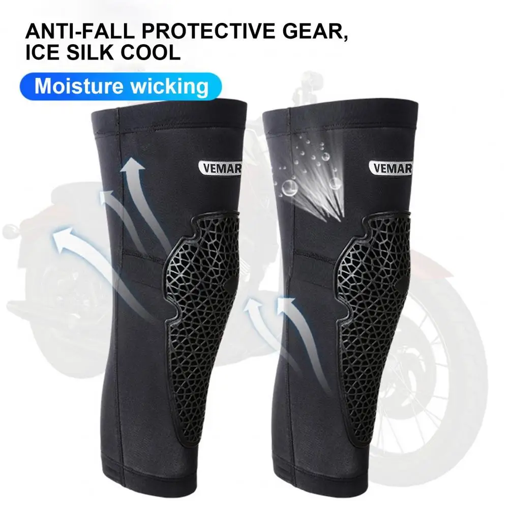 

1 Pair Knee Pads Breathable Non-slip Protective Summer Nylon Knee Support Sleeves for Outdoor