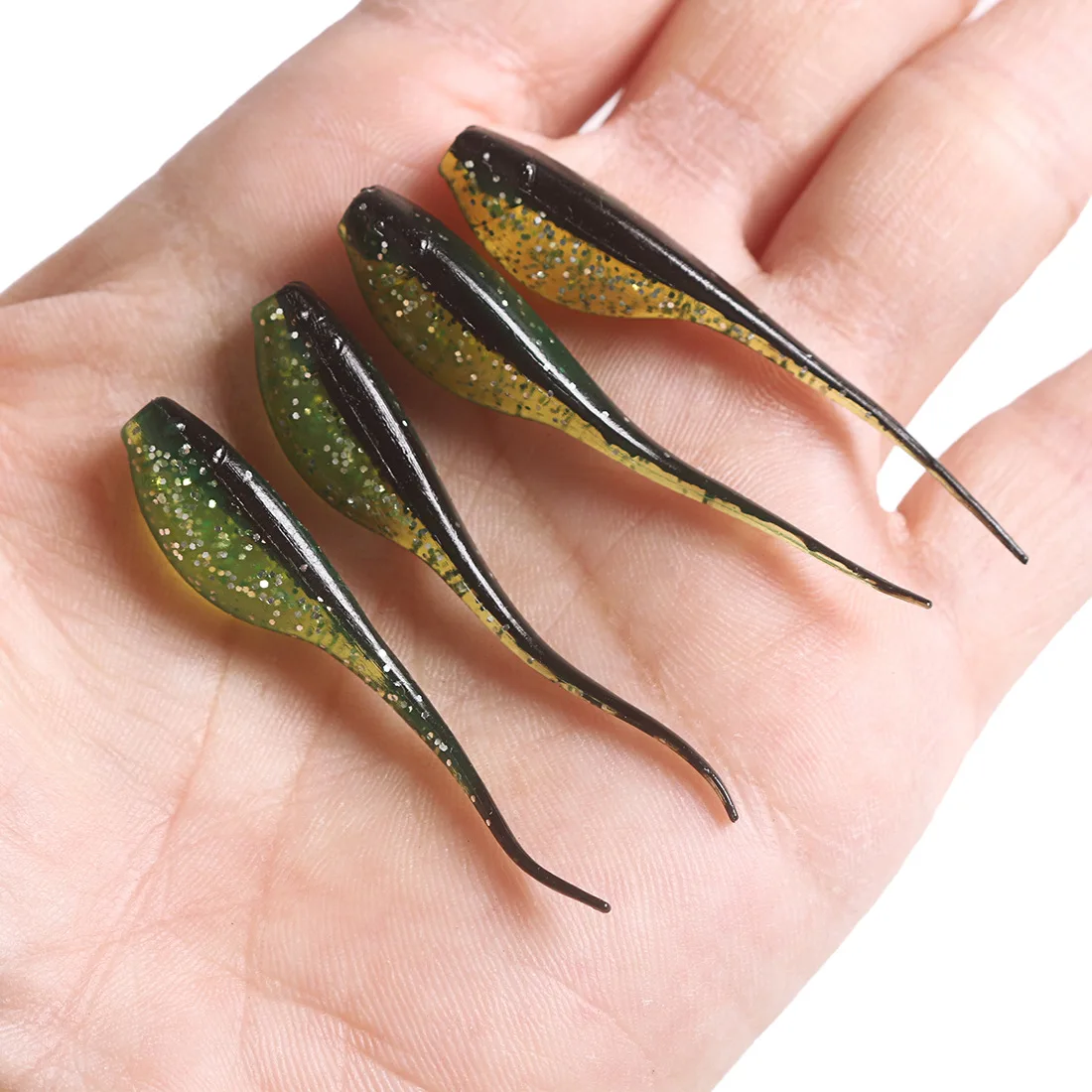 

New 2022 Wobbler Soft Lure 0.7g50mm Small Tadpole Soft Bait Isca Artificial Pesca Fishing Carp Bass Lures Pike Swimbait Jigging