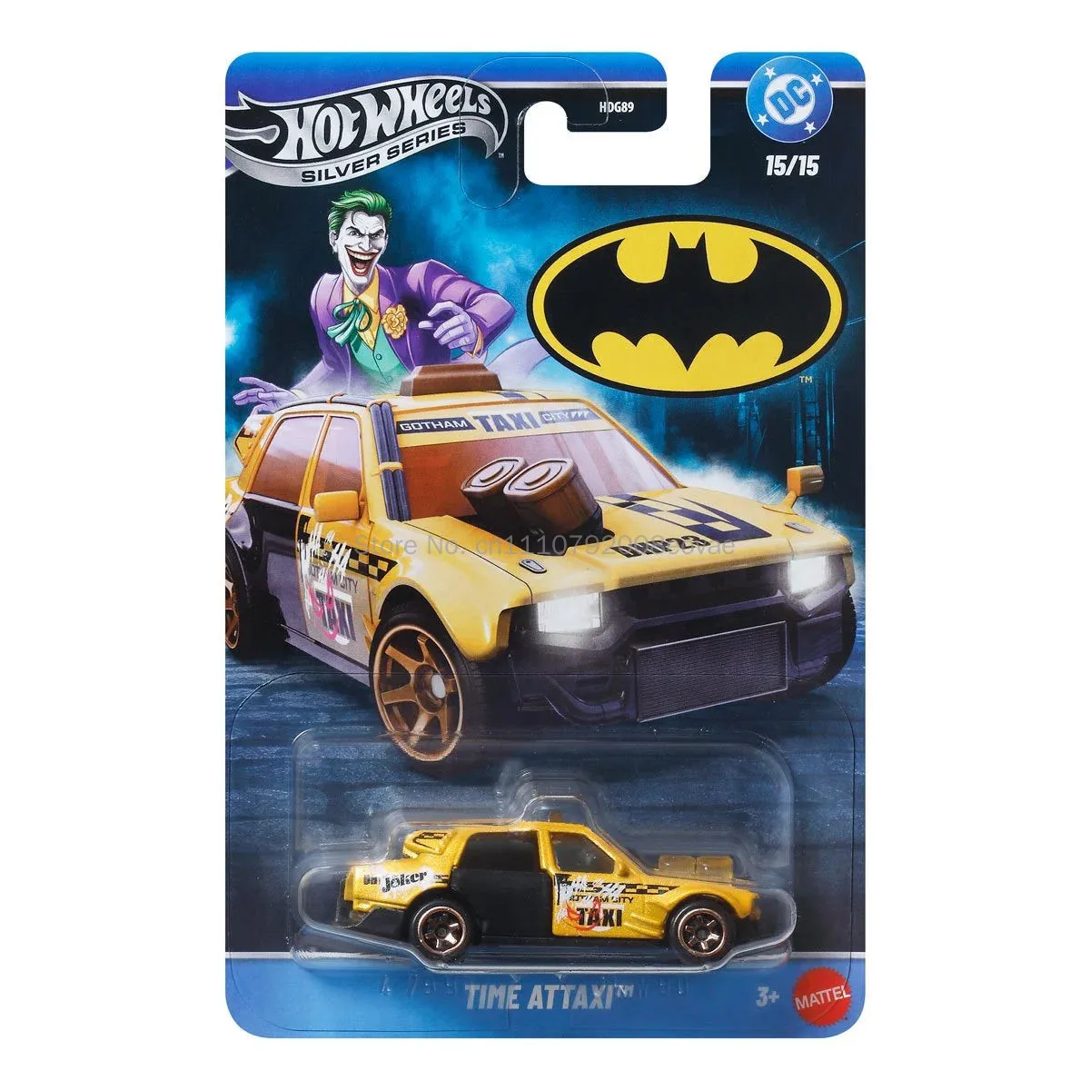 Фото Hot Wheels Silver Label Высокоскоростной автомобиль Бэтмена, масштаб 1:64, коллекционное издание, набор литых моделей из сплава, игрушка Hdg89 №4