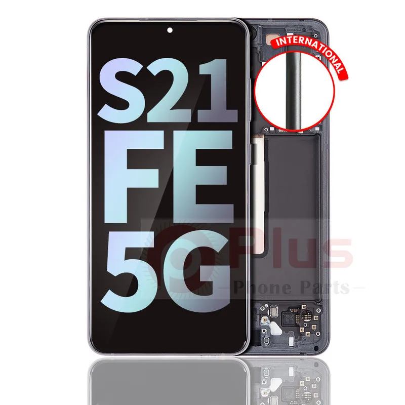 

OLED-дисплей с заменой рамки для Samsung Galaxy S21 FE 5G (G990B/F) (международная версия) (Сервисный пакет) (Графитовый)