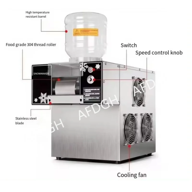 Коммерческая Машина для бритья снежинок с молоком