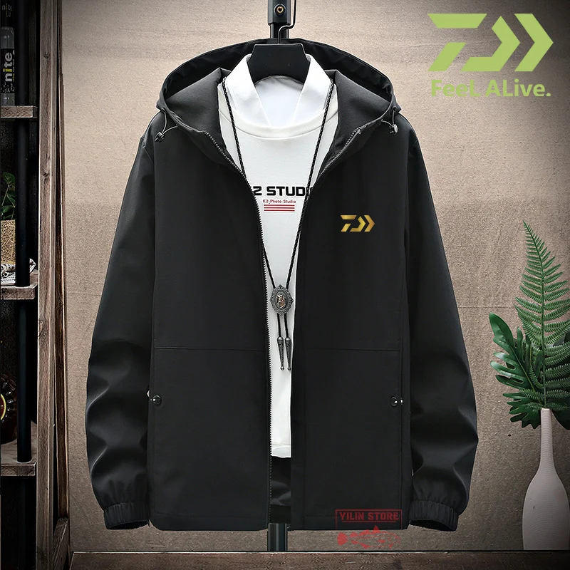 

2022 Daiwa Fishing Clothes Men Spring Autumn Thin Breathable Fishing Jacket Outdoor Sport Quick-drying Jacket New Fishing Hoodie