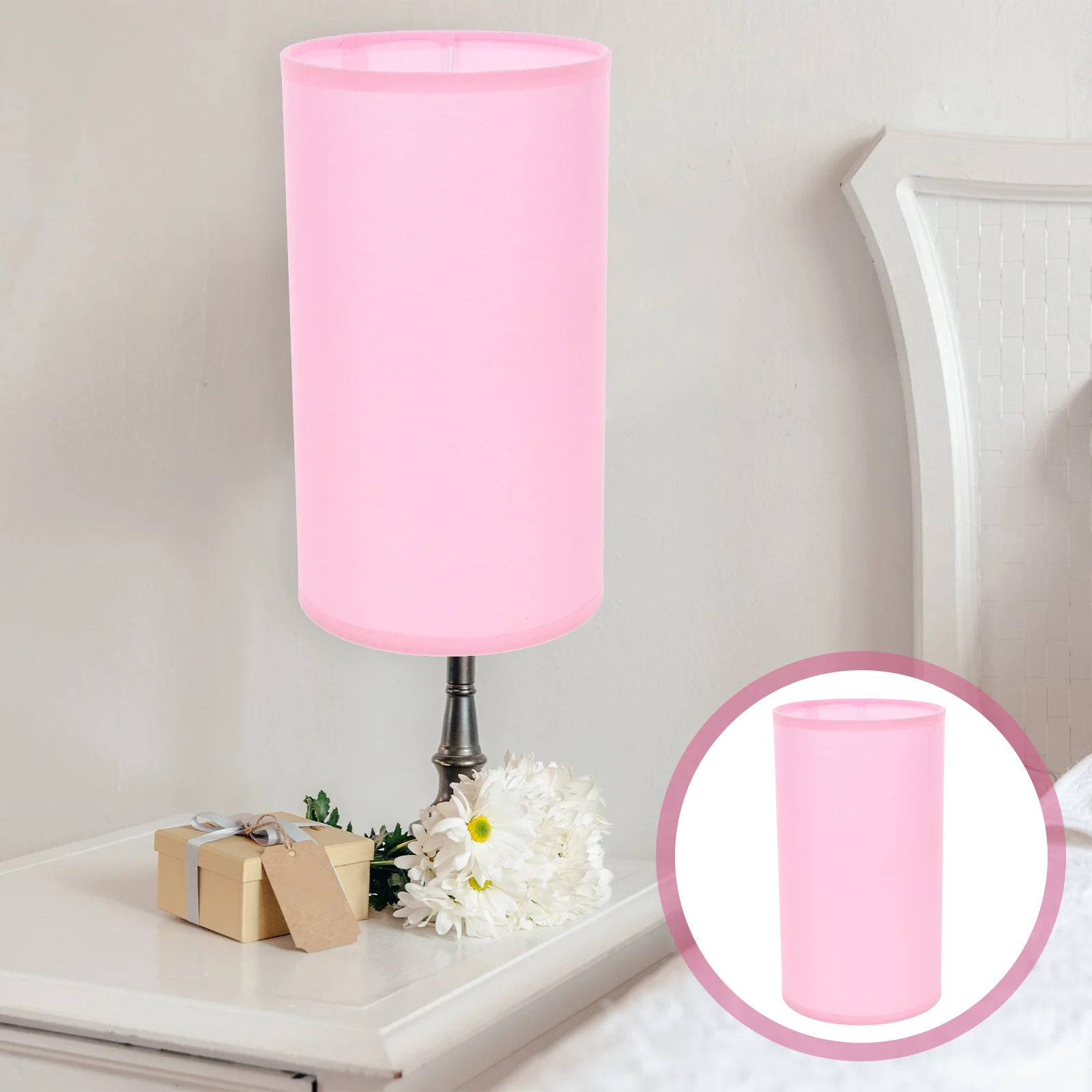 

Fabric Lampshade Chandeliers Table Desk Shades Cloth Modern Decorative Replacement