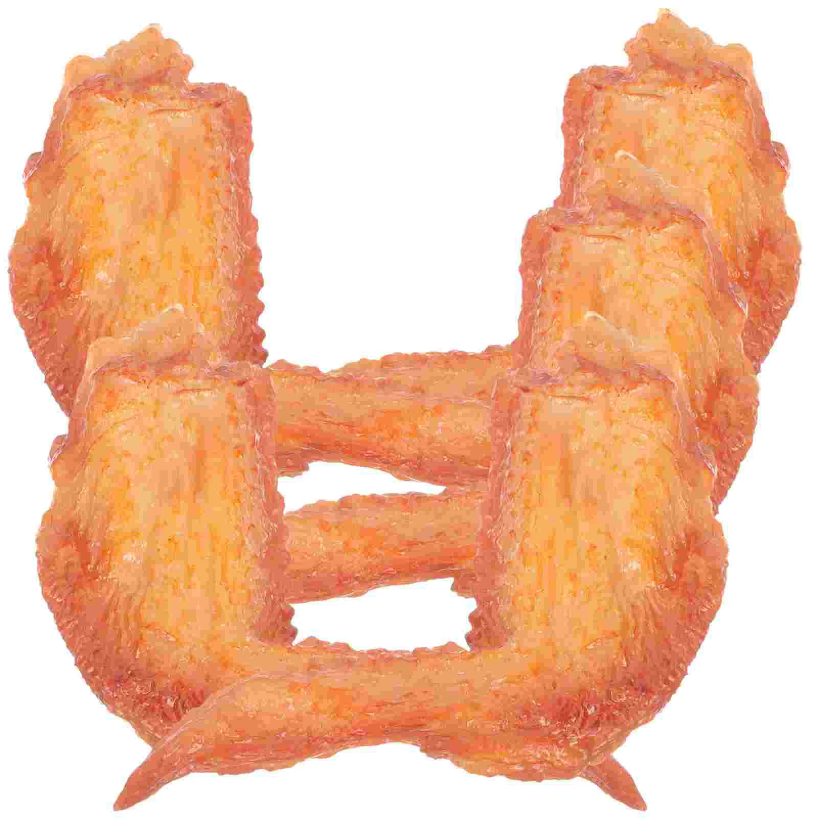 

5 Pcs Artificial Model Simulated Model Fake Chicken Wing Chicken Wing Model Play Fake Photo Props