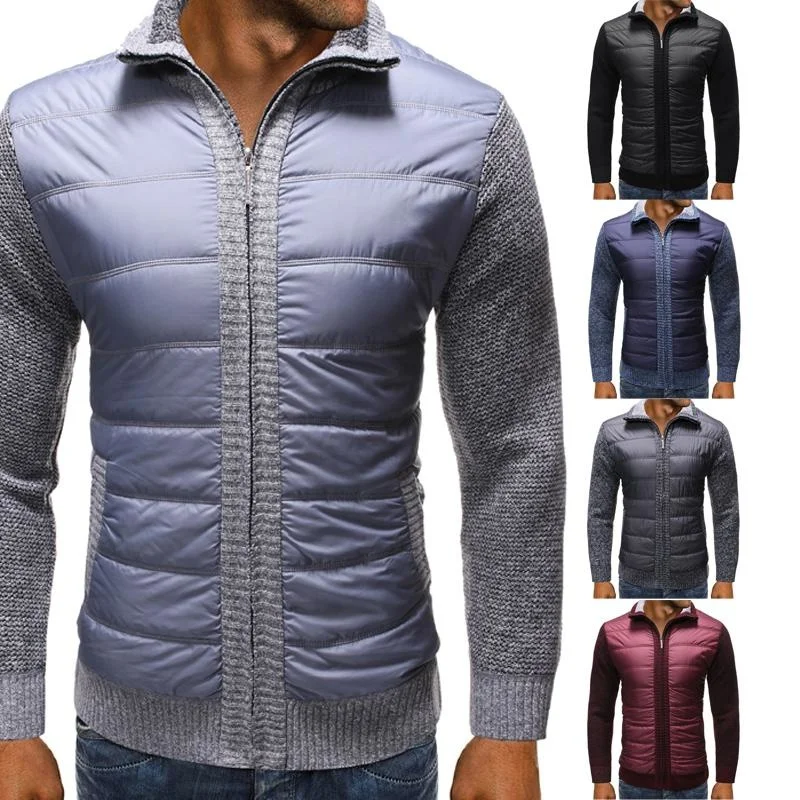 Men's Sweaters Sweater Fashion Trend Design Jacket Casual Clothes Slim Version Zipper Cardigan