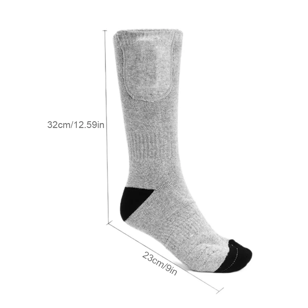 Unisex Heated Socks Remote Control Electric Heating Socks 3Gear Heats Adjustment Rechargeable Thermal Winter Foot Thermal Warmer