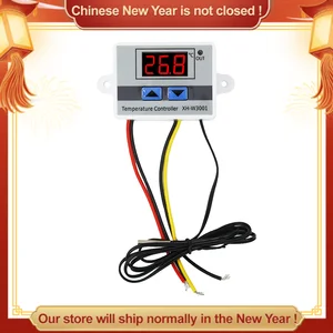 Цифровой регулятор температуры XH-W3001 10A, качественный терморегулятор, термостат с ЖК-дисплеем, 220 В, Скидка 40%