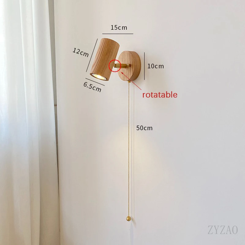 

Настенный светильник Lava Ball из орехового дерева