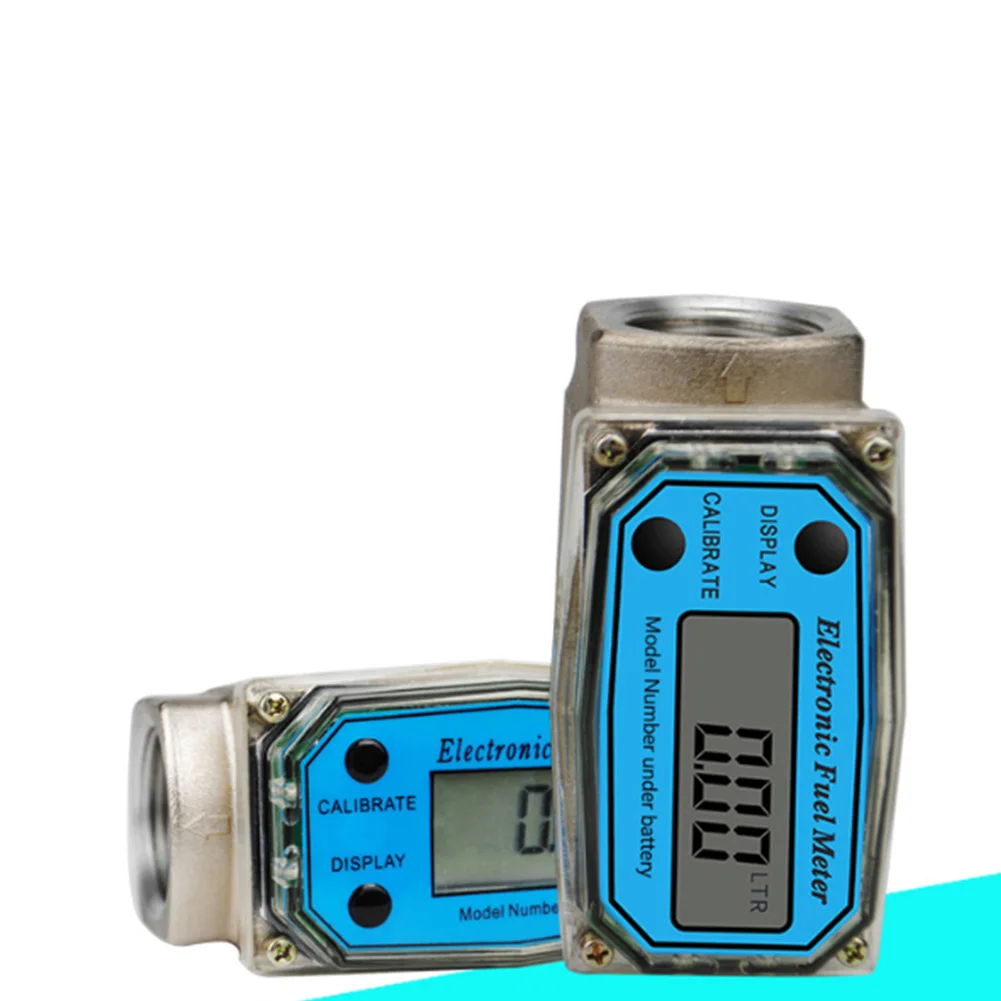 

K24 High Accuracy LCD Measuring Fuel Digital Display Flow Meter Adjustable Easy Operate Portable Aluminum Alloy Electronic Tools