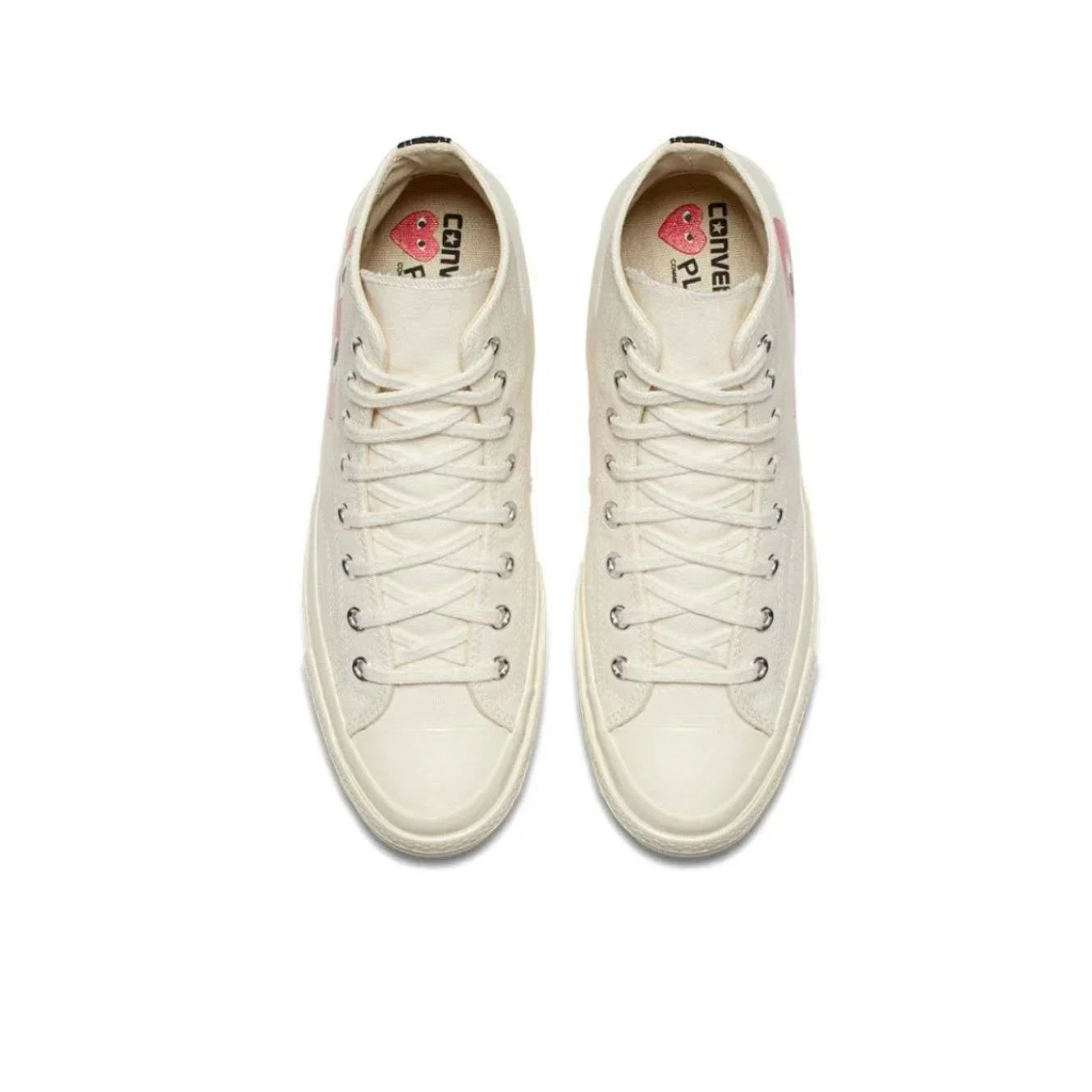 Фото Converse 1970-х годов Chuck Taylor All Star Hi X CDG Мужская и женская обувь для скейтбординга Высокие уличные кроссовки №5