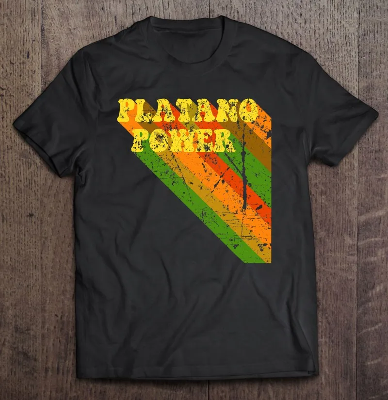 

Футболка Platano Power мужская с коротким рукавом, Винтажный дизайн, ретро, оверсайз