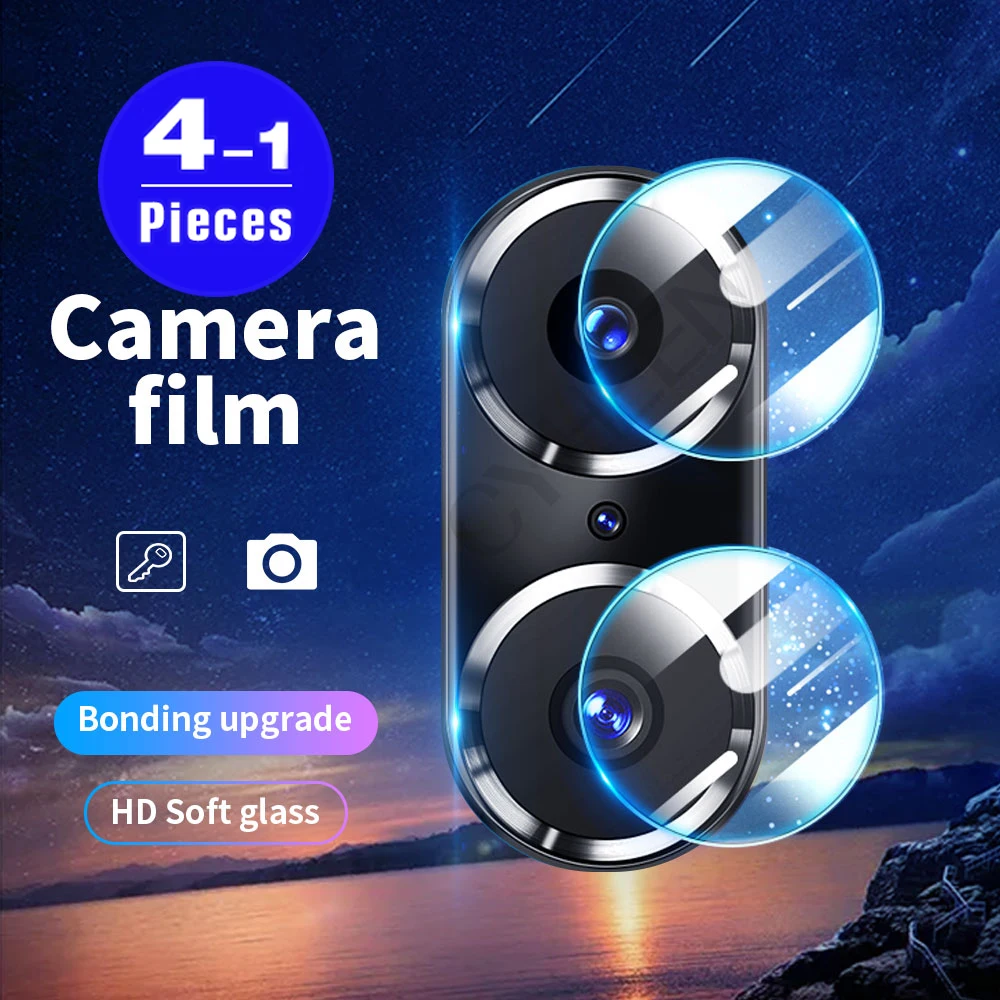 Фотообъектив для Honor 60 50 SE 70 pro plus 80 X40 honor 20 20s, мягкая искусственная кожа, 1-4 шт., 9H