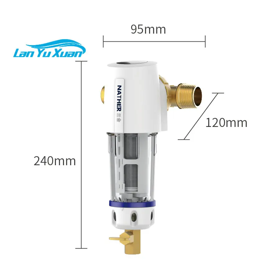 

Lanshe Pre-filter Household Inlet Water Central Water Purifier Tap Water Whole House Filter Large Flow Water Purifier