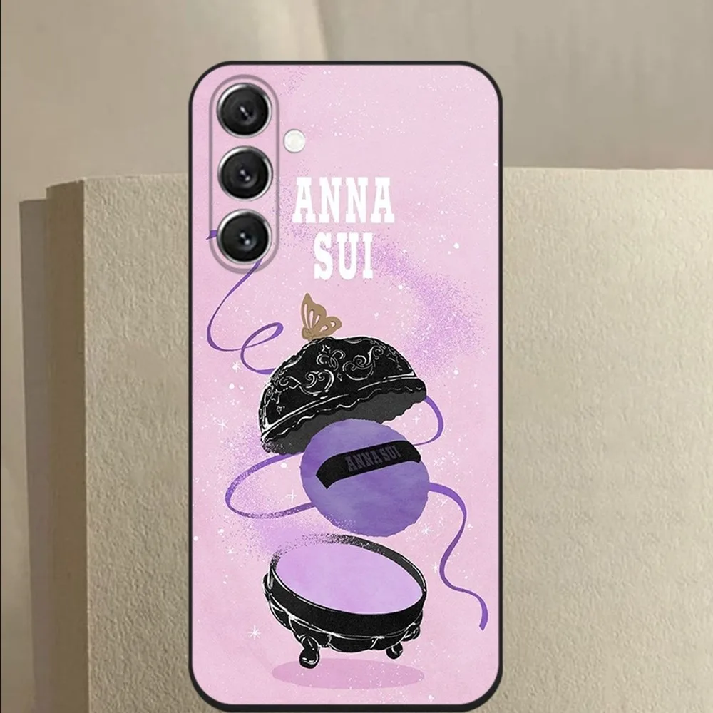 Purple Brand A-ANNA S-SUI Phone Case For Samsung Galaxy A13 A21s A22 A31 A32 A52 A53 A71 A80 A91 Soft Black Cover