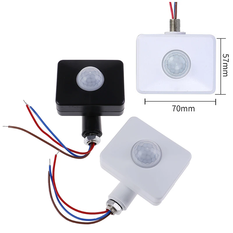 

DC 12V Motion Sensor Automatic Infrared AC 110V 220V PIR Motion Switch Detector Lamp Light Timer Sensor Switch Dropshipping