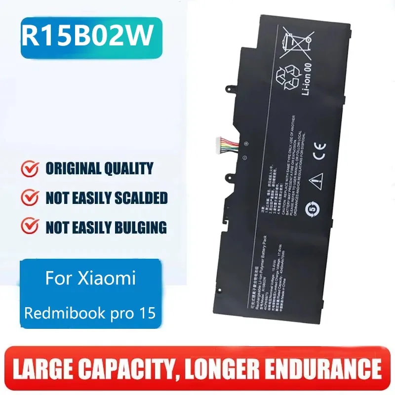 Новый аккумулятор для ноутбука R15B02W 4ICP6/68/73 Xiaomi Mi RedmiBook Pro 15 R5 R7 XMA2007-BJ XMA2007-BB 2 В 4400 мАч