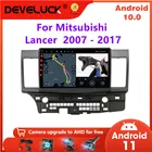 Автомагнитола 2 din, Android 10, 4G, Wi-Fi, для Mitsubishi Lancer 10 CY 2007-2017, мультимедийный видеоплеер, GPS-навигация, стерео, DVD