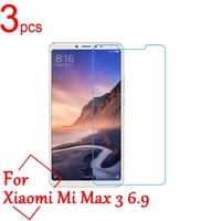 3pcs ultra clearmattenano anti explosion for xiomi max 3 lcd screen protectors cover for xiaomi mi max 3 6 9 protective