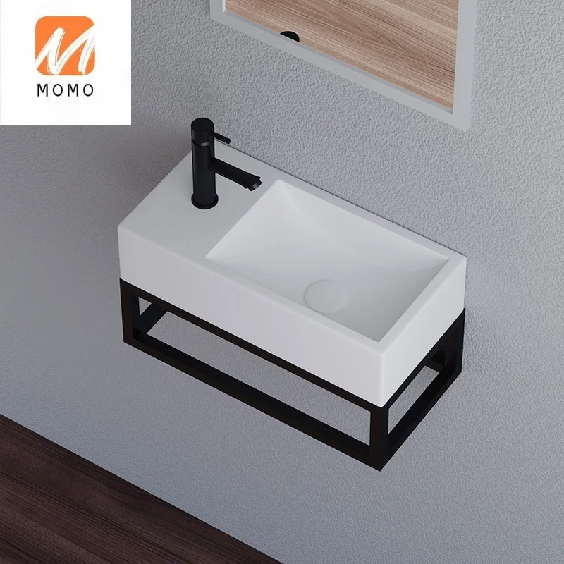 

modern european wall hung basin mini wall mount sink