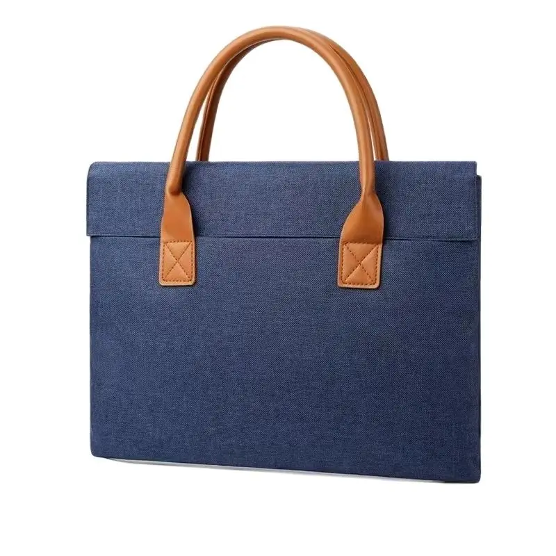 3 Sizes Navy Black Office Bag Briefcase Handbag