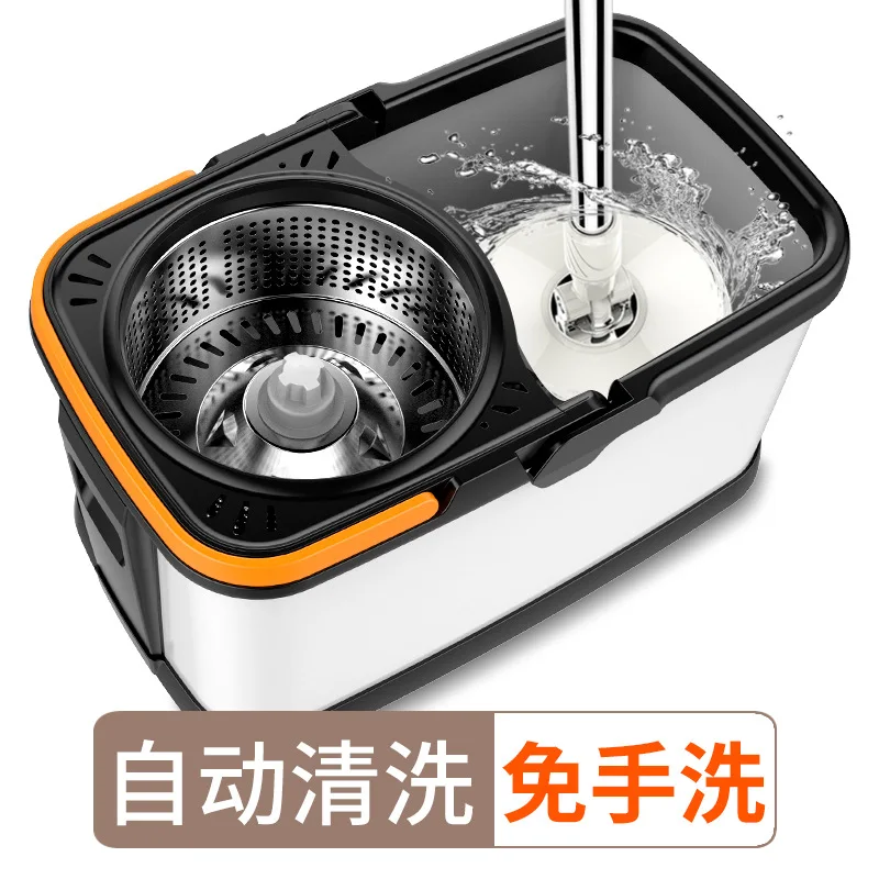 Настенная Поворотная швабра с двойным приводом и колесами